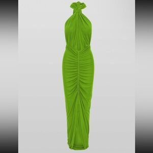 Rat & Boa Vibrant Green Backless Dress
